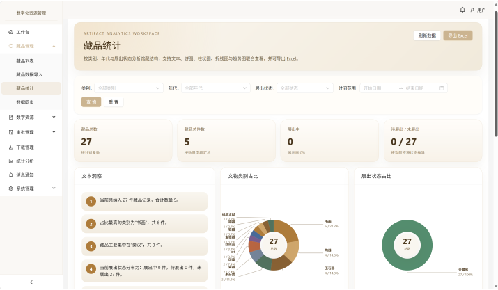 藏品数字化资源管理平台